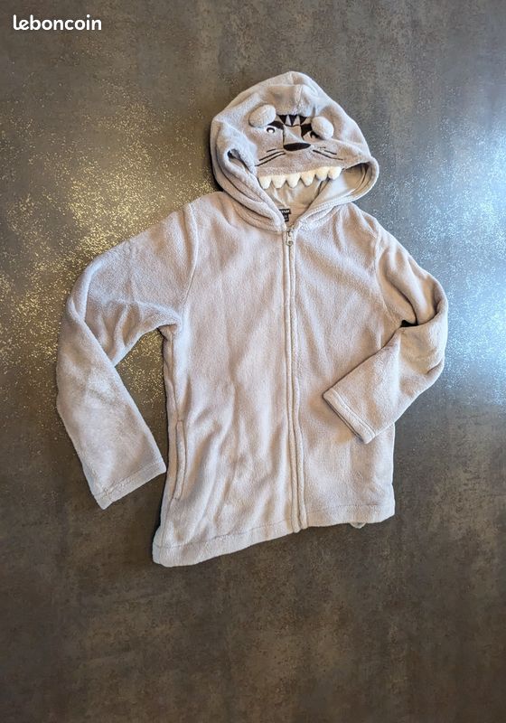 Gilet zippé capuche polaire garçon Kiabi 10 ans (image 2)