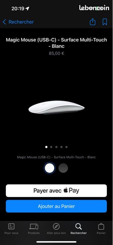 Magic Mouse + Magic Keyboard avec Touch ID ( Lightning ) (image 1)