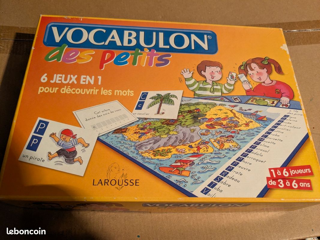 Jeu vocabulin pour découvrir les mots (image 1)