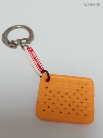 Porte clé vintage À La Confiance Strasbourg ancien porte clef P056