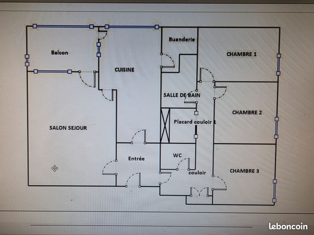 Appartement 4 pièces 87 m² · à Rennes · 87,2 m² · 170 000 €