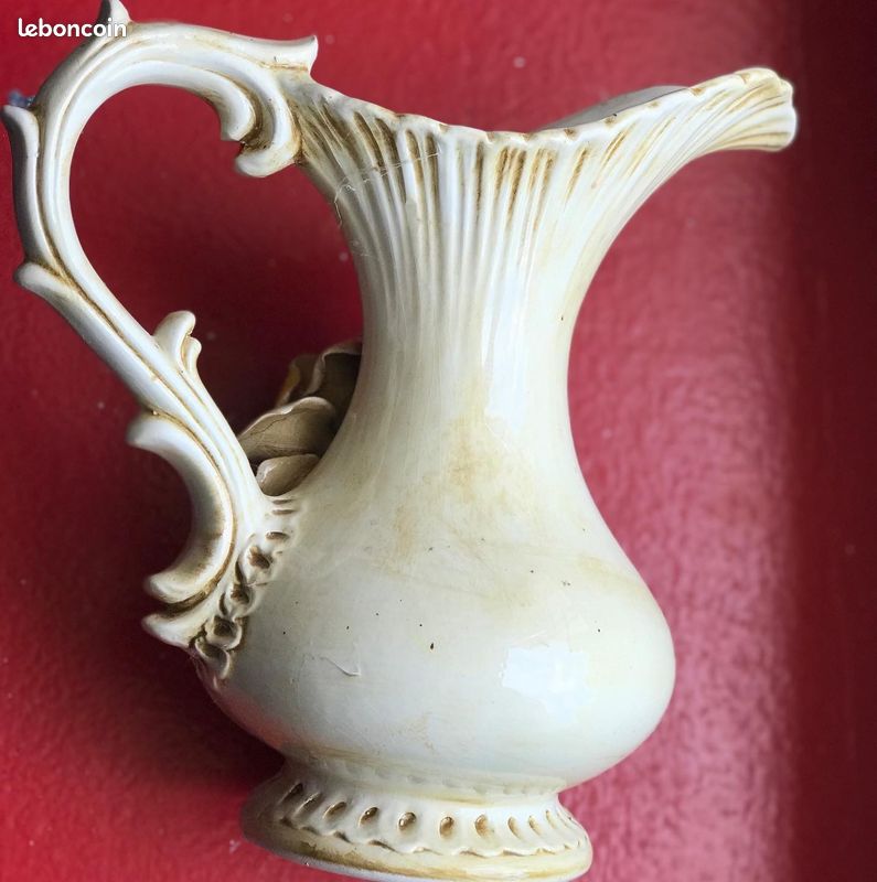 Grande carafe, vase en barbotine (image 2)