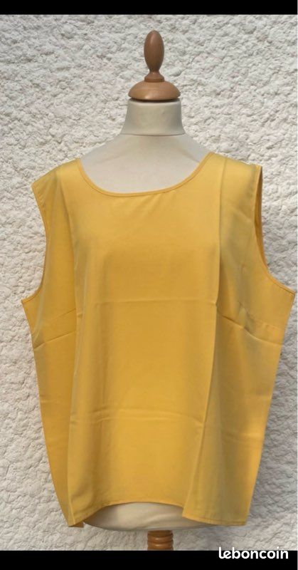 Caraco Damart jaune, taille 54 (image 1)