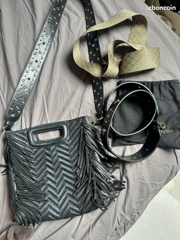 Sac cabas à frange Maje Accessoires Bagagerie