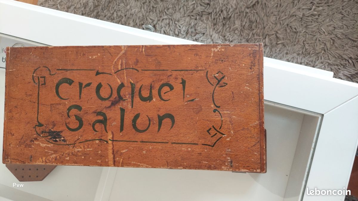 Jeu De Perche En Bois - Jeu D'ambiance Famille - Avec Boite D'origine Et Notice