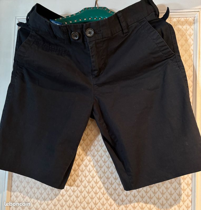 Bermuda Femme Ralph Lauren Coton Noir Vêtements