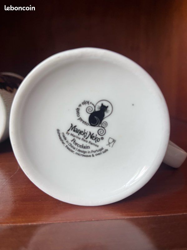 A LOJA DO Gato Preto Marina Reis Ramos Gatrioskas Cat Espresso Cups Saucers x 6 £21.97 - UK