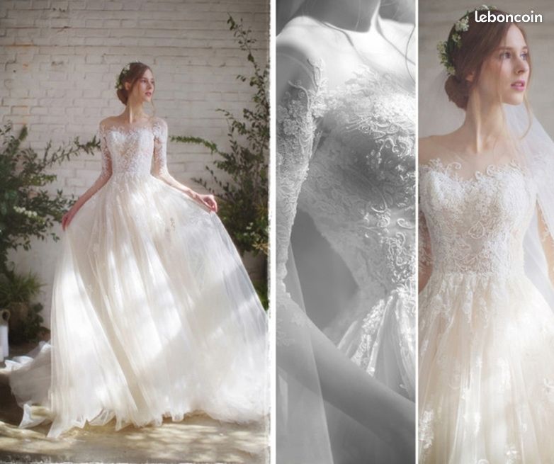Robe de mariée / manches 3/4 Olivia (image 2)