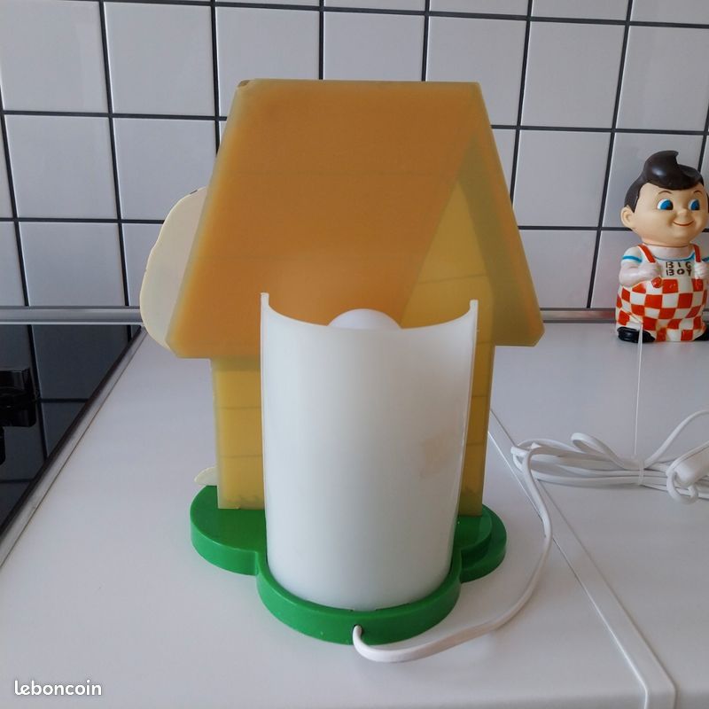 Lampe Snoopy Vintage Années 70 - Nuova Linea Zero - Fonctionne