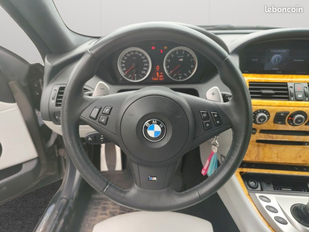 Bmw m6 coupe 5.0l ( e63 ) v10 507ch smg7 bva - cuir merino - ciel de toit alcantara - garantie 6 mois (image 8)
