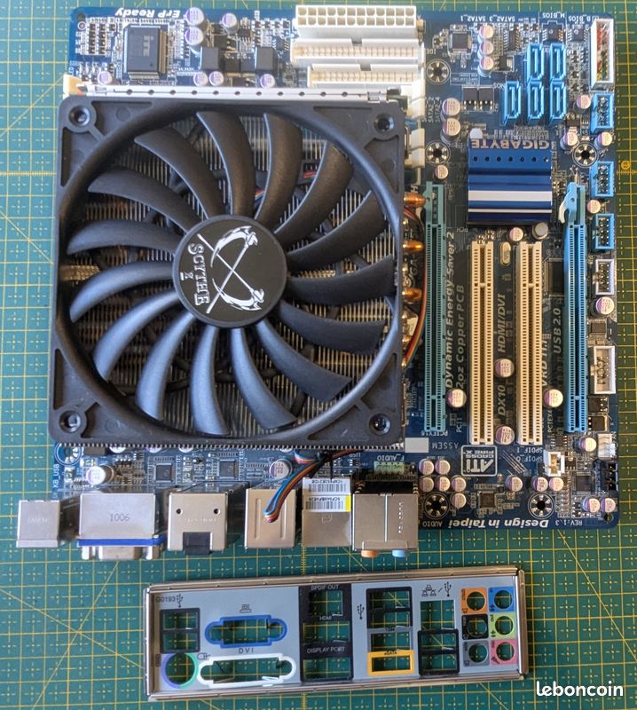 Carte Mère Gigabyte GA-H55M-UD2H + Intel I3 540 + 2 x 2Go DDR 3 G.Skill Extreme 3 PC10600 (image 1)