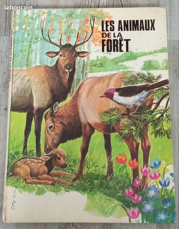 Les animaux de la forêt - livre de collection, édition 1970 (image 1)