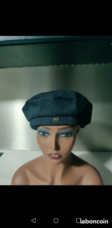 Béret noir taille M (image 1)