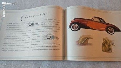 1938 brochure Mercedes 170 V Torpedo, Roadster, Cabrio... : catalogue de 28 p. En français (image 8)