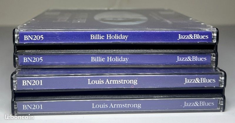 2 coffrets de 2 CD chacun - standards de blues et de jazz Billie Holiday / Louis Armstrong (image 2)