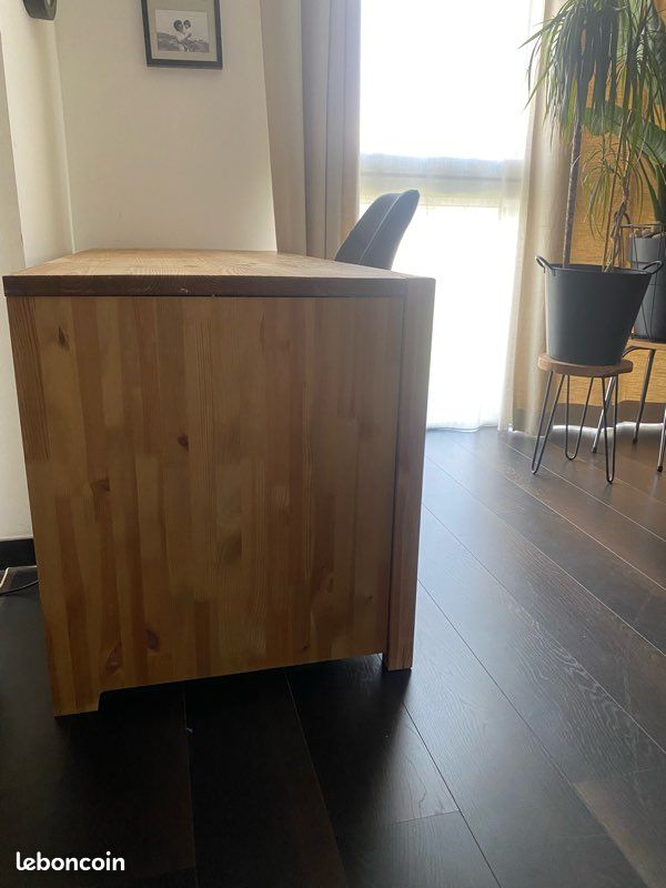 Bureau bois massif cocktail scandinave (image 5)