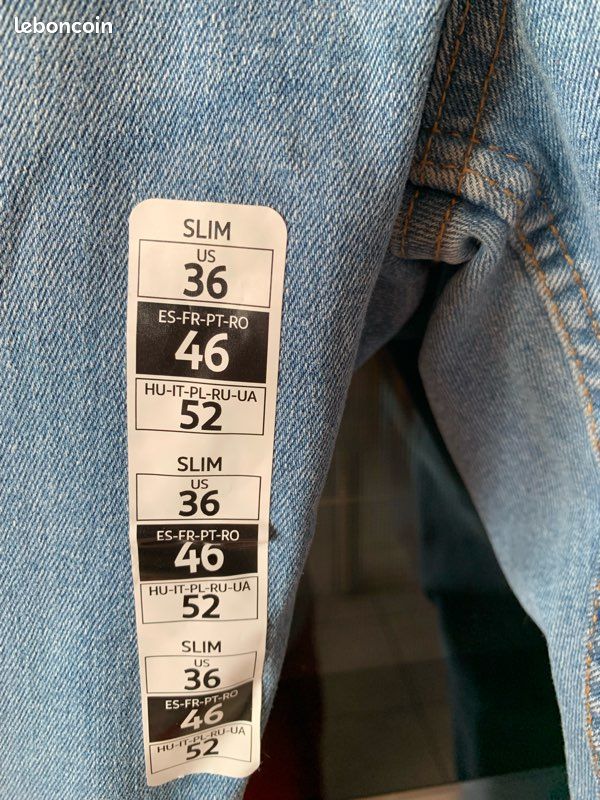 Jean Homme TRUE RISE – Taille 36 US / 46 FR – Bleu – Neuf Sans étiquettes