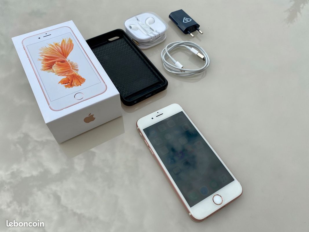 IPhone 6s rose 16GO avec accessoires (image 4)