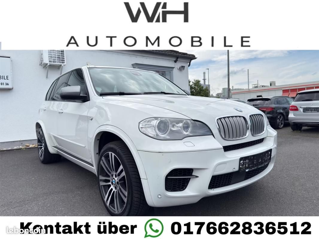 Bmw x5 m50d *leder*xenon*hud*navi* 381 ch 4x4 bva - hayon électrique pack sport volant en cuir (image 1)
