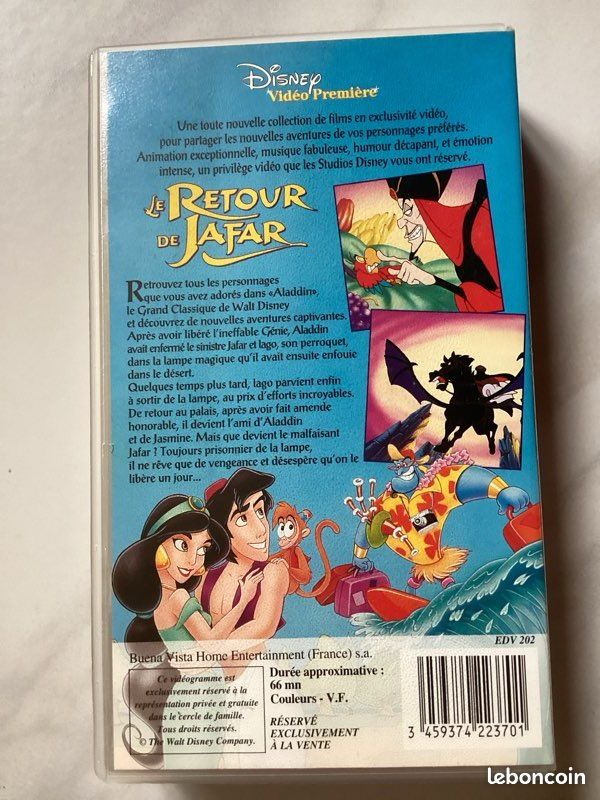 Lot de 2 cassettes VHS Disney classique (image 3)