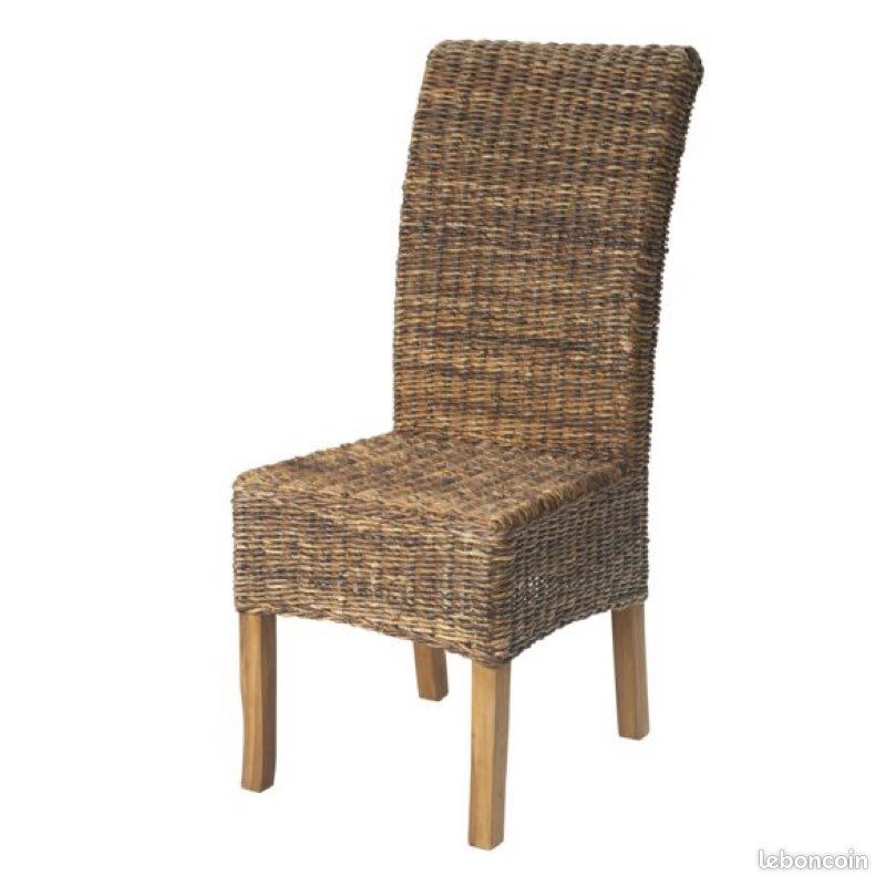 2 Chaises rotin ( abaca naturel) (image 1)
