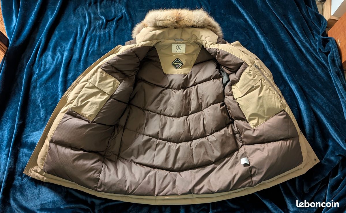 Tres belle parka aigle gore-tex duvet grand froid chaude