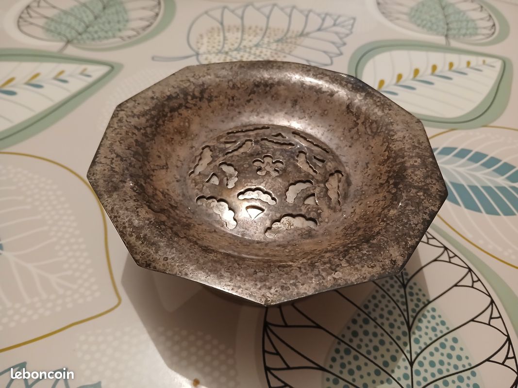 Couteau à beurre en argent Art déco