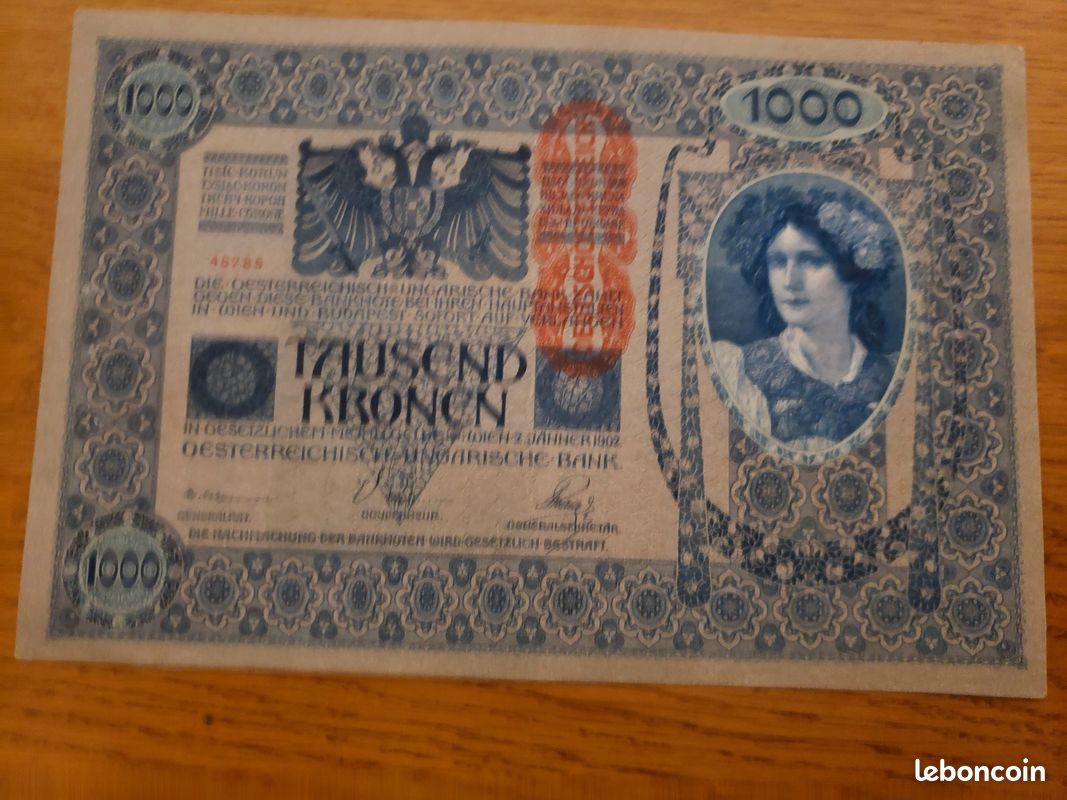 Norvège : Nouveau billet de 1000 Couronnes