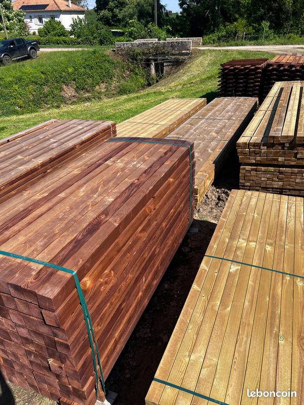 Lames de terrasse Pin Autoclave Classe 4 21x120 mm - 18,89/m2 - Bois direct à PRIX SCIERIE - Hazebrouck (59) (image 5)