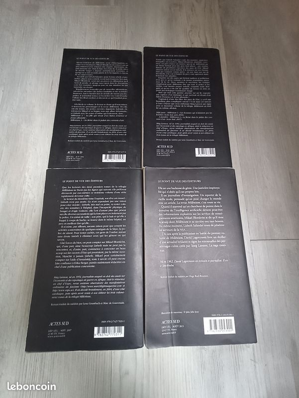 Millenium tomes 1 à 4 (image 2)