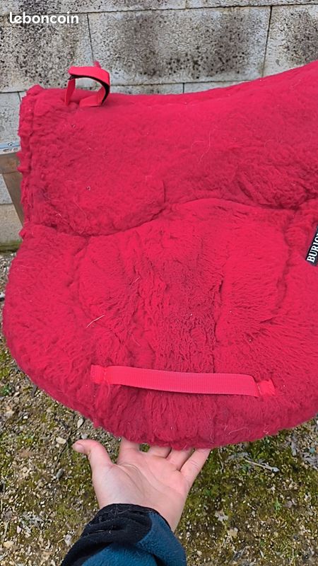 Tapis D'endurance Burioni – Rouge – Taille Cheval – Neuf Sous Emballage