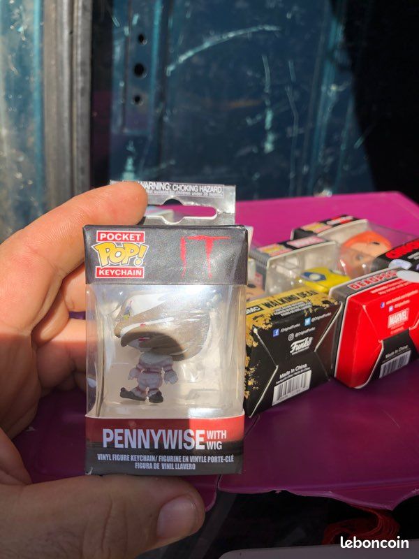 Figurine pop funko mini porte clé clown ça IT (image 1)