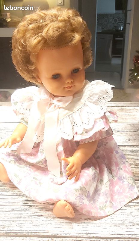 Belle Poupée Ancienne Bébé Caractère - Fabriquée En France, Vintage