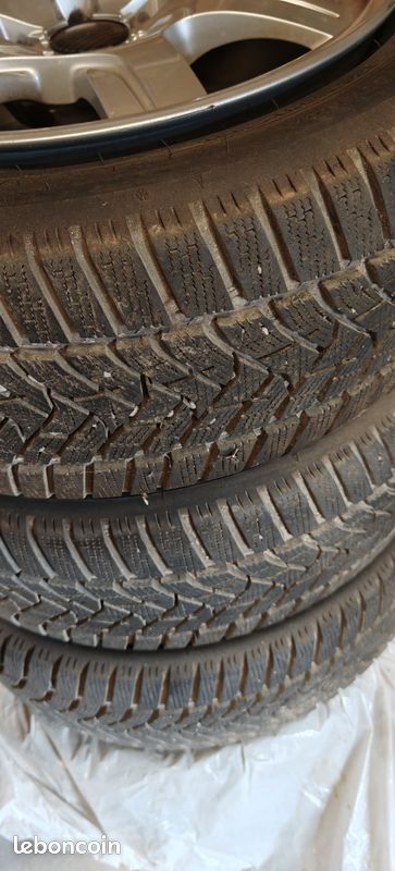 4 Jantes 17 pouces avec pneus hiver pour Audi A5 8T, (image 2)
