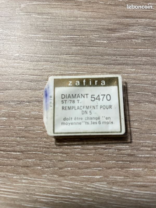 5470 Saphir DUAL DN 5 Needle Stylus Platine Vinyle (A