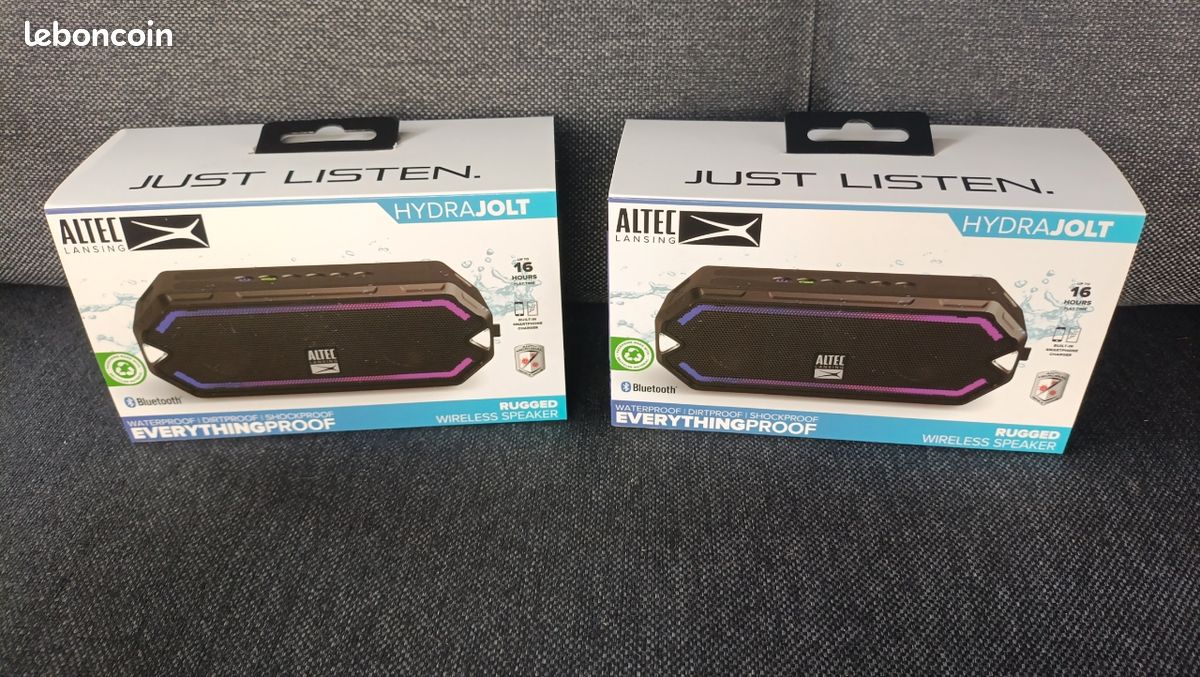 2 enceintes altec lansing hydrajolt neuve (image 1)