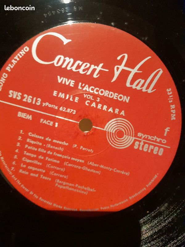 Émile carrara vinyle 33t (image 3)