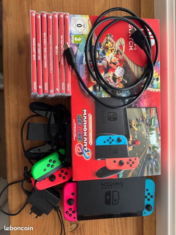 Nintendo switch mario kart de luxe 8 (image 1)