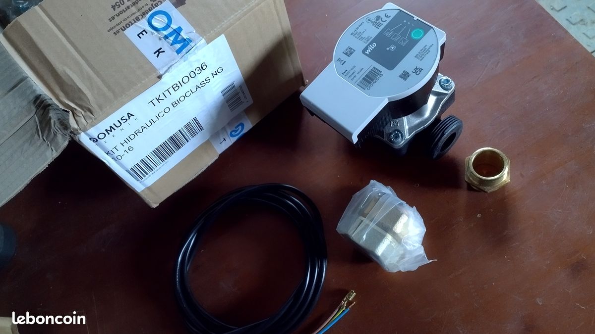 TKITBIO036 Kit circulateur basse consommation DOMUSA TEKNIK BIOCLASS (image 2)