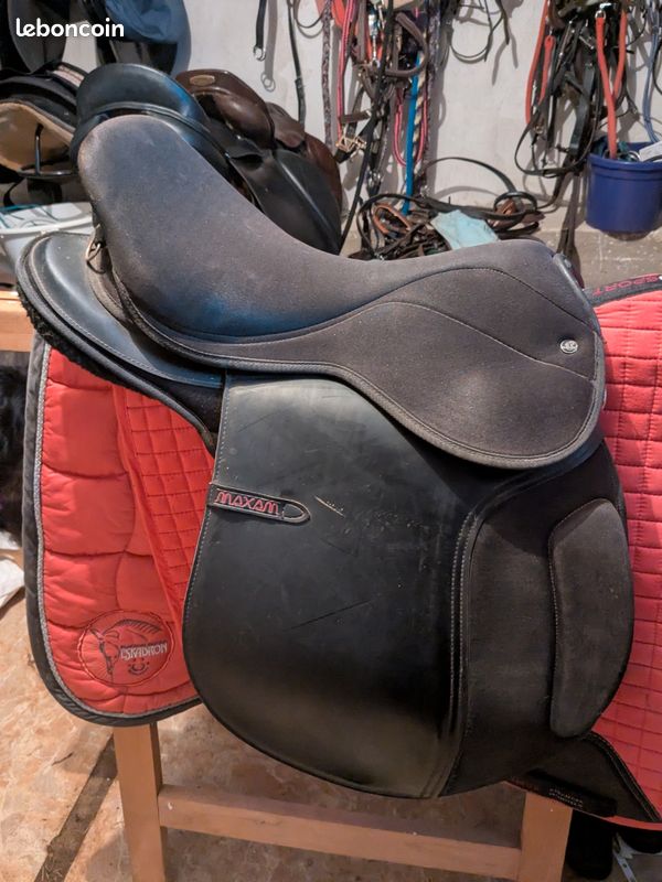 Freemax Selle De Cheval Synthétique Sans Arbre Anglaise Tout