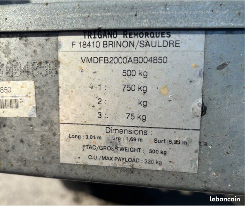 Remorque bagagère avec porte vélos (image 3)