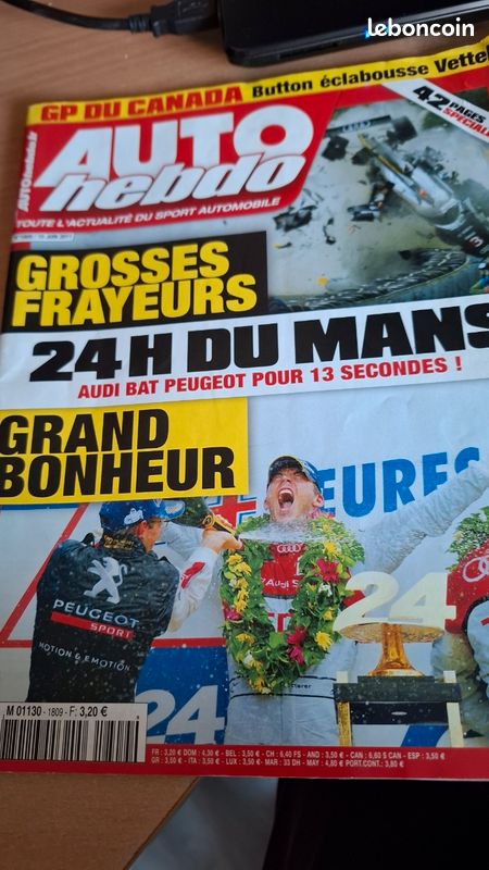 3 revues Auto Hebdo le mans 2011 et guide officiel (image 1)