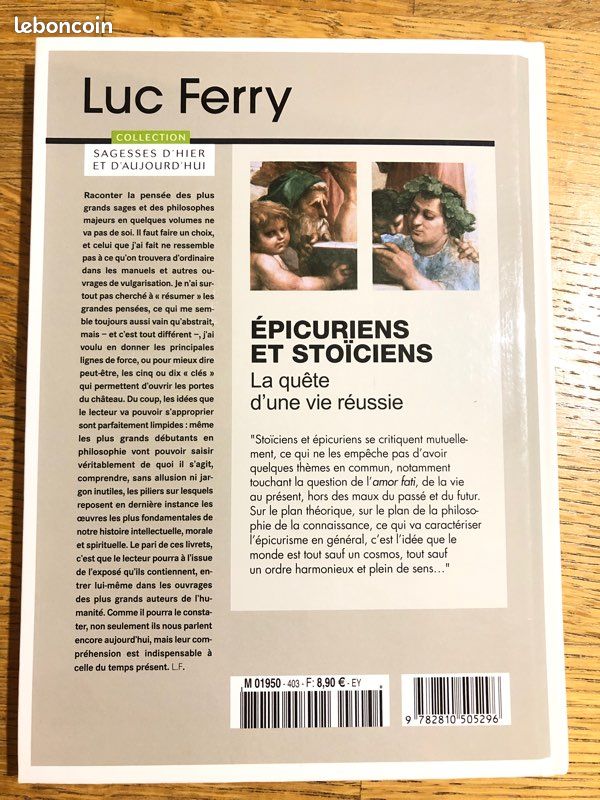 Épicuriens et Stoïciens de Luc Ferry (image 3)