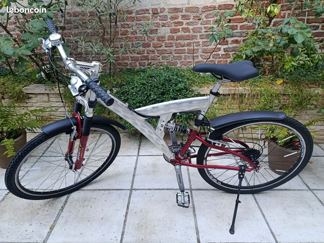 VTT 26" tout suspendu – Custom chrome - Nombreuses pièces neuves (image 4)