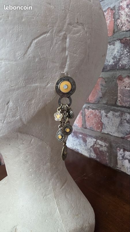 Boucles d'oreilles bohème (image 1)