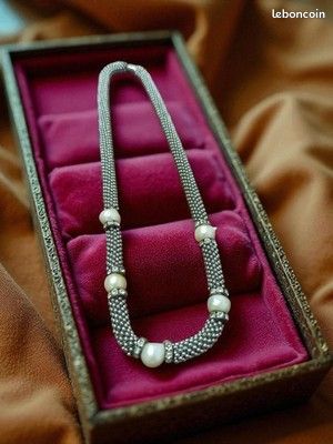 Collier Ethnique Artisanal Vintage En éléments Naturels - Ancien Et Unique