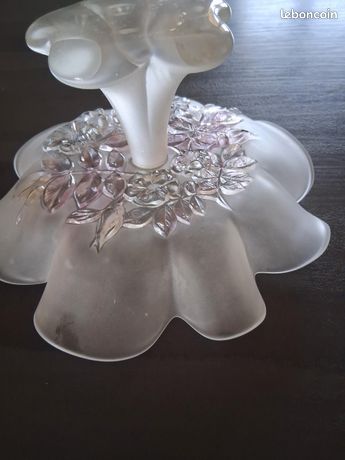 Rond De Serviette Vintage En Verre Ambre - Sans Marque