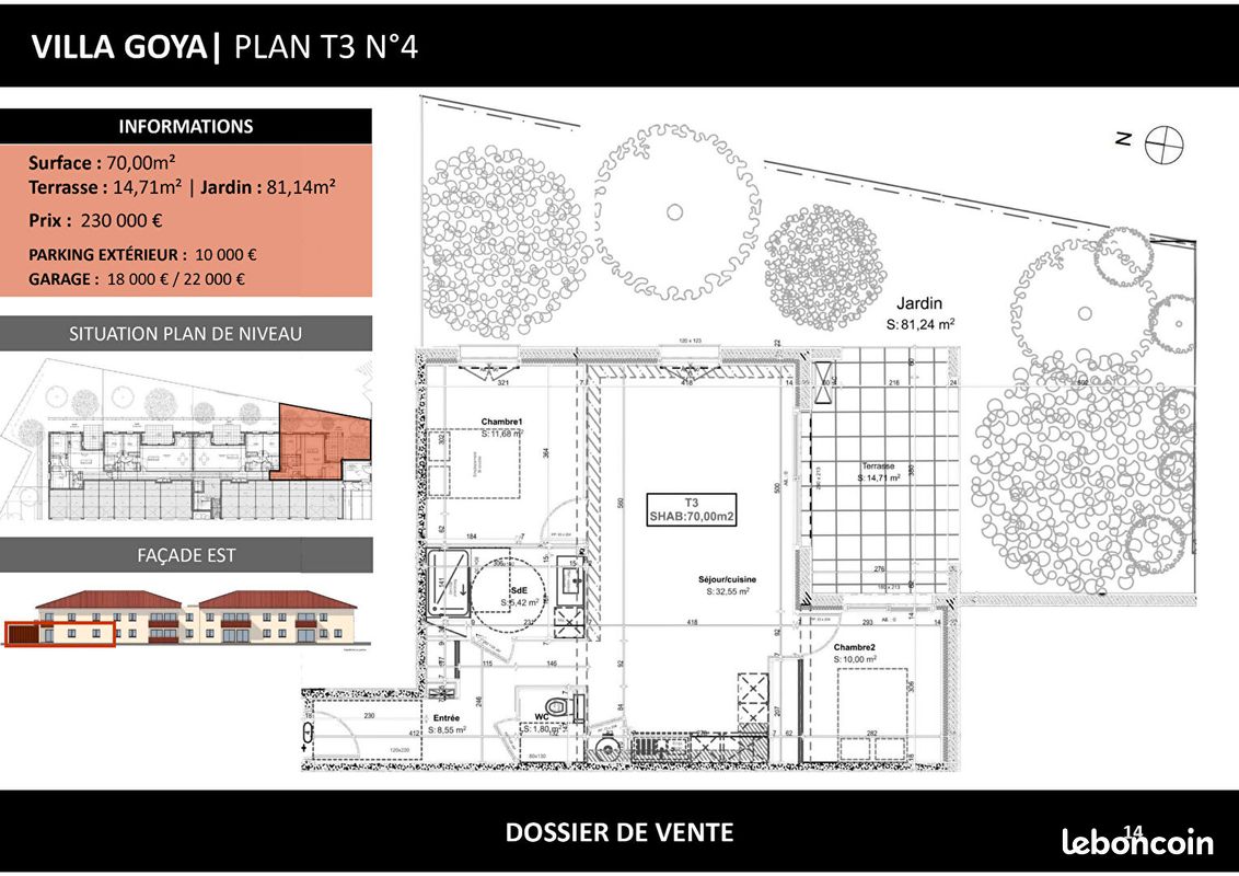 Appartement 3 pièces 70 m² · à Albi · 70 m² · 230 000 €