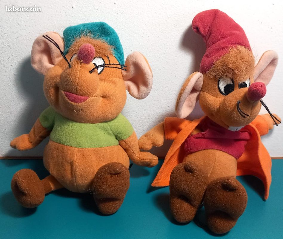 Peluche Souris - Cendrillon - Disney - 22cm - Au Choix (image 1)