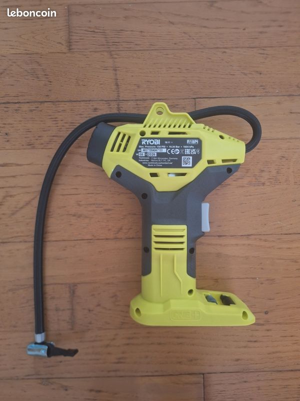 Gonfleur compresseur ryobi one + neuf (image 1)